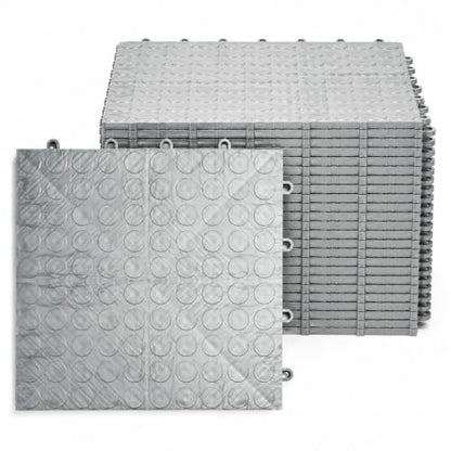 SnapLock GarageDeck 12"x12" Interlocking Garage Floor Tiles (24 Count)