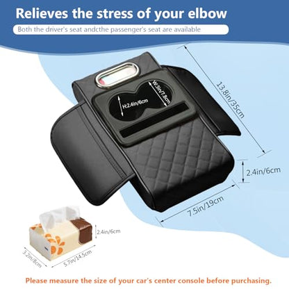 Universal Car Armrest Cushion Organizer