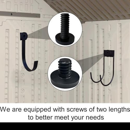 4 Pack Storage Shed Hooks for Suncast (4 Count)