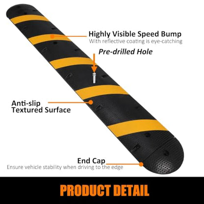 84'' Rubber Speed Bump