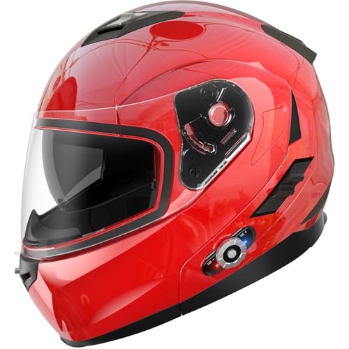 Motorcycle Helmet Bluetooth 5.0 Integrated New EPS FreedConn BM2