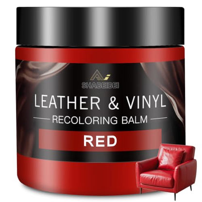 Leather Recoloring Balm and Leather Repair Kit for Furniture (8 Fl Oz)