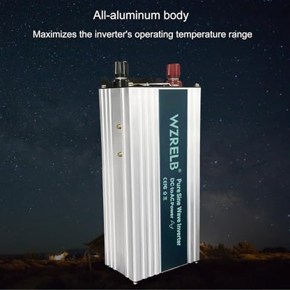 1000W Pure Sine Wave Inverter 36V DC to 110V 120V AC