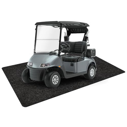 Non Slip Golf Cart Parking Mat 4.9 Ft × 9.1 Ft Garage Floor Mat