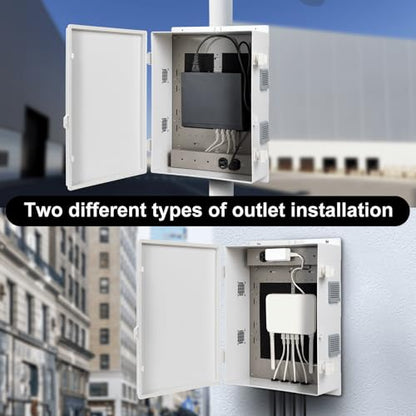 Outdoor Electrical Junction Box with High Power Outlet