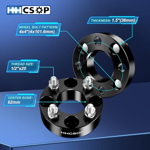 4x4 Golf Cart Wheel Spacers 1.5 inch