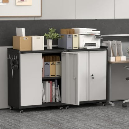 Garage Storage Cabinet with Wheels