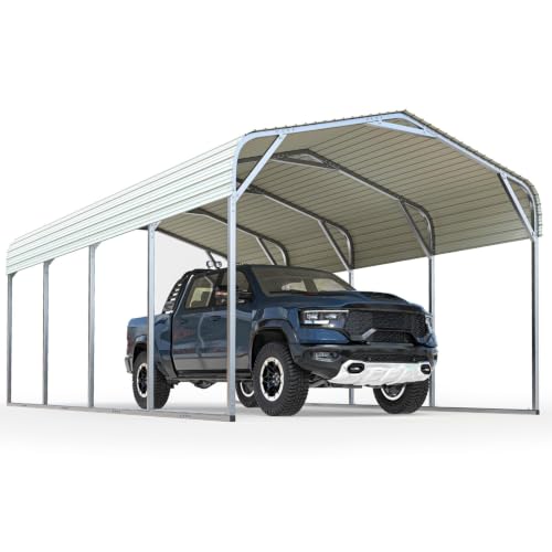 12x20 FT Heavy Duty Metal Carport