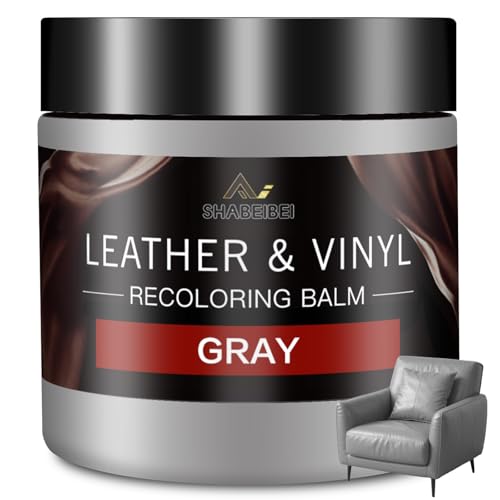 Leather Recoloring Balm and Leather Repair Kit for Furniture (8 Fl Oz)