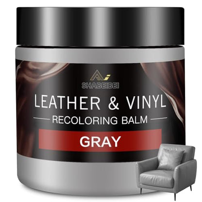 Leather Recoloring Balm and Leather Repair Kit for Furniture (8 Fl Oz)