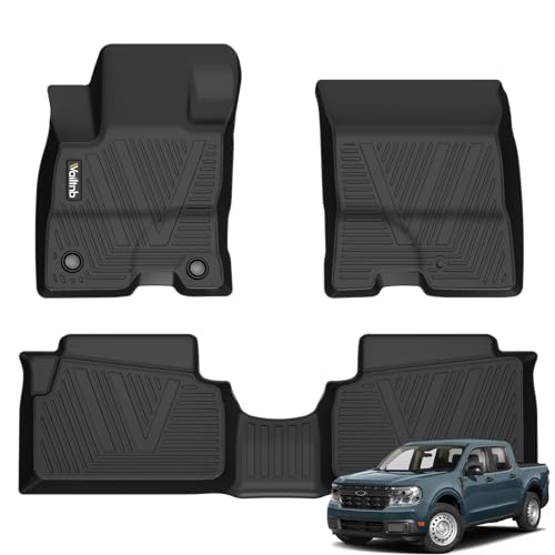 All Weather Floor Mats Custom for Ford Maverick Hybrid 2026 2025 2023 2022 Protection TPE Rubber Waterproof Non