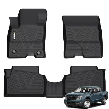 All Weather Floor Mats Custom for Ford Maverick Hybrid 2026 2025 2023 2022 Protection TPE Rubber Waterproof Non
