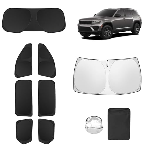 8pcs Car Window Shades for Jeep Grand Cherokee 2022 (8 Count)