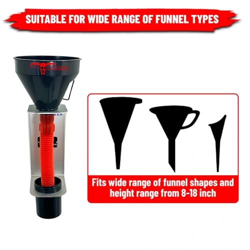 PP3364 Aluminum Oil Funnel Holder Storage Rack