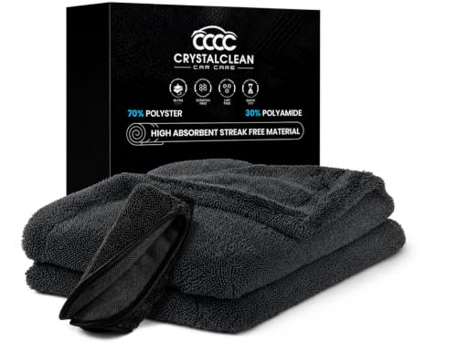 Crystal Clean 1300 GSM Microfiber Car Towel