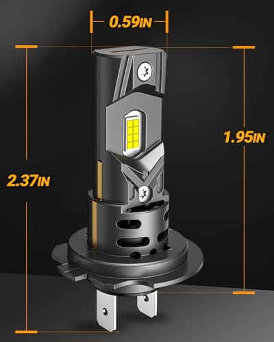 H7 Fog Bulbs or DRL 60000LM 99% Compatibility for ATVs & Powersports