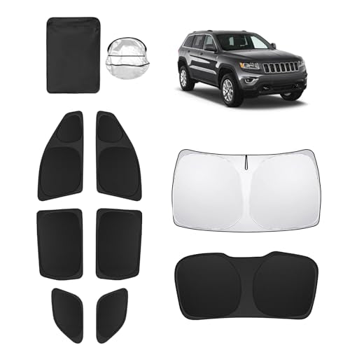 8pcs Car Window Shades for Jeep Grand Cherokee 2011