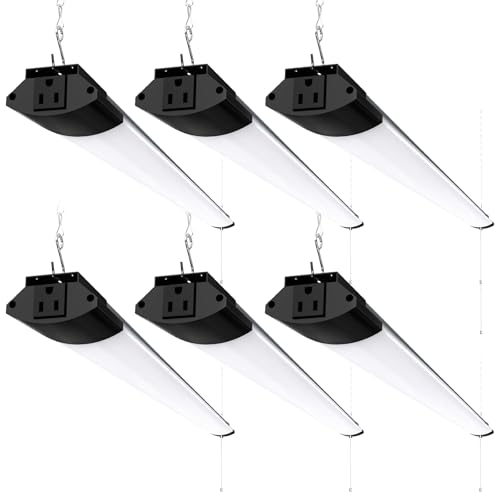 BS84 LED Shop Lights 4FT for Workshop (6 Count)