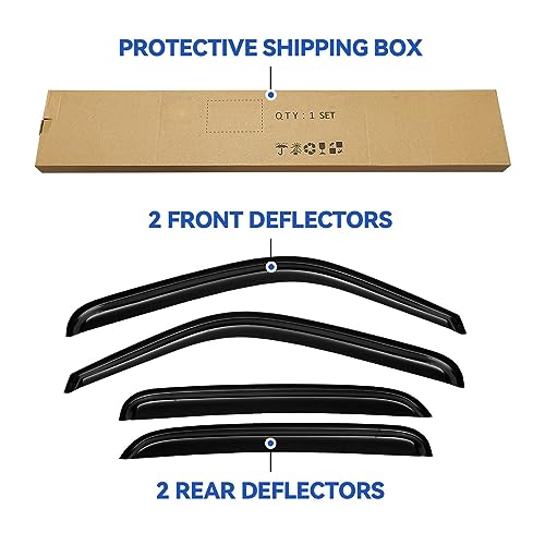 Window Visors Rain Guards for 2000