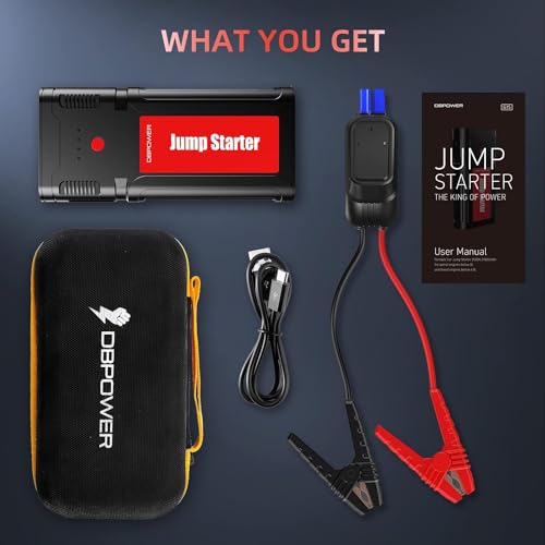 Jump Starter 2750A Peak 76.96Wh Portable Car Jump Starter