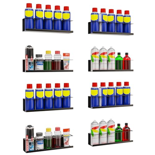8 Pack Spray Bottle Holder Wall (8 Count)