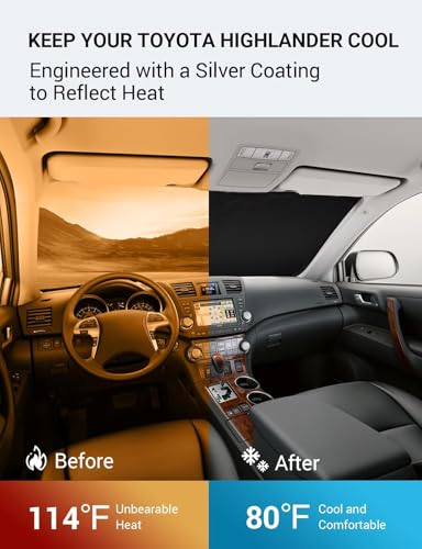 Custom Fit Car Windshield Sun Shade for 2008