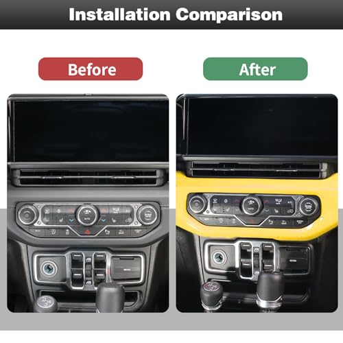 for JL Center Console Headlight Air Conditioning Control Panel & Co
