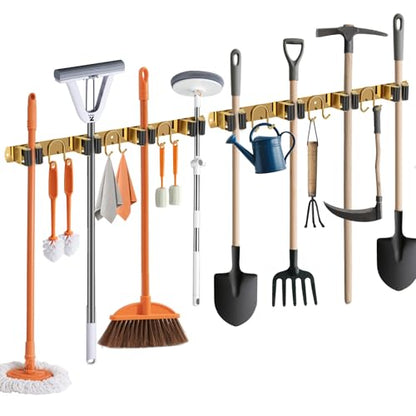 Mop Broom Holder Wall Mount (2 Count)