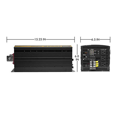 EL3744 12V 5000 Watt Power Inverter with Remote Control