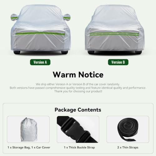 6 Layers Premium Sedan Car Cover Waterproof All Weather Weatherproof UV Sun Protection Snow Dust Storm Resistant Outdoor Exterior Custom Form