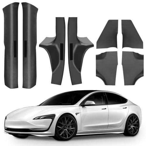 8Pcs Door Sill Protector for Tesla Model 3 Highland 2023 2024 2025 2026