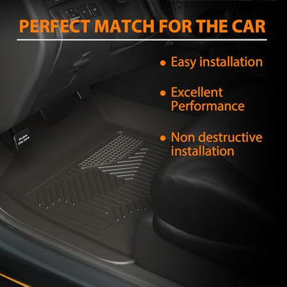 TPE Floor Mats & Cargo Liner Fit Tesla Model Y 2020 (3 Count)