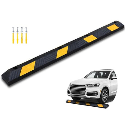 72" Rubber Parking Curb with Bolts