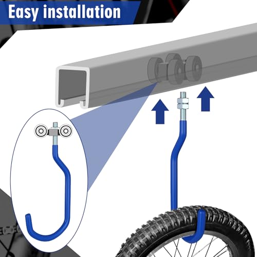 4 Pcs Machine Thread Bicycle Storage Hook (4 Count)