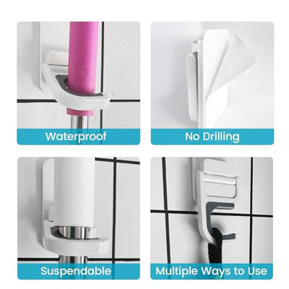 Broom Holder Wall Mount