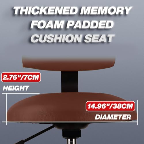 Shop Stool with Backrest
