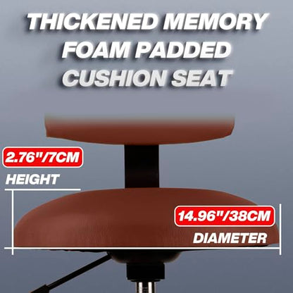 Shop Stool with Backrest