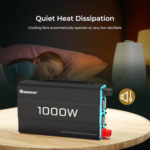 Inverter P2 1000W Pure Sine Wave Inverter 12V DC to 120V AC