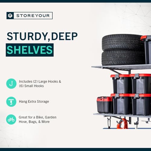 Garage Wall Shelf (2 Count)
