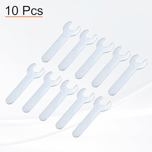 10pcs Small Wrench Open End Wrench 12x70x1.5mm Metric U (10 Count)