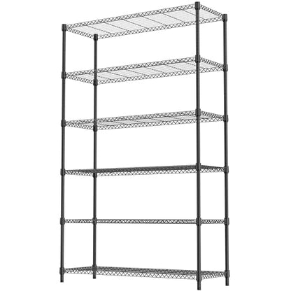 6 Tiers Storage Shelves Load 2100LBS