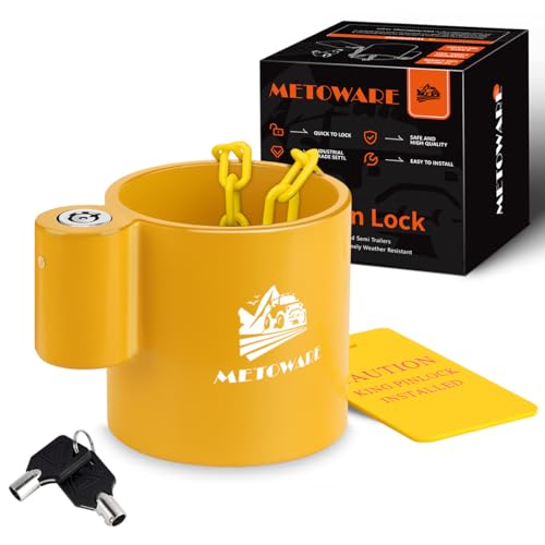 5th Wheel King Pin Lock for RVs & Semi Trailers