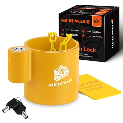 5th Wheel King Pin Lock for RVs & Semi Trailers