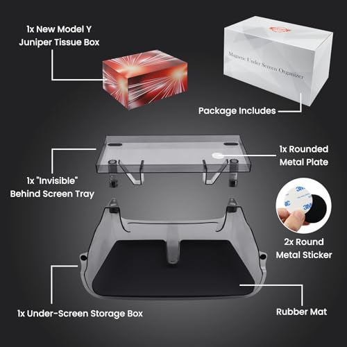 Model Y Juniper & Model Y L Under Screen Storage Organizer 2025