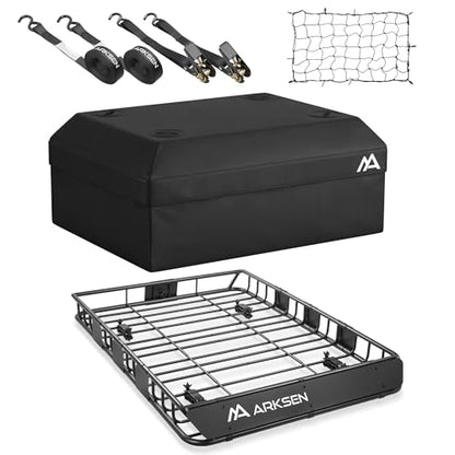 54" x 39" x 5" Roof Rack Cargo Basket with Bag