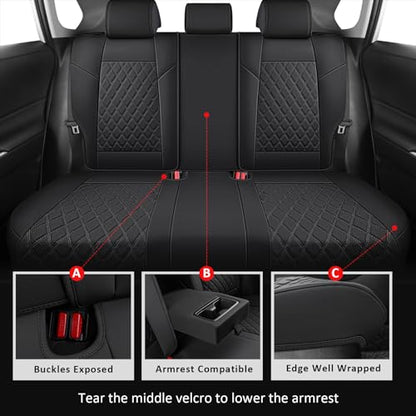 RAV4 Seat Covers Full Set Fit for 2019