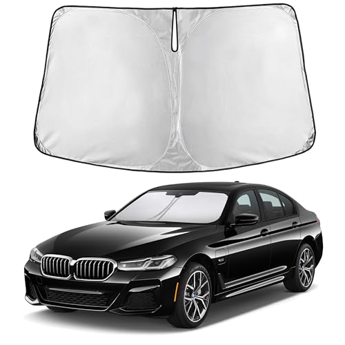 Windshield Sun Shade Compatible for BMW 5 Series 2017