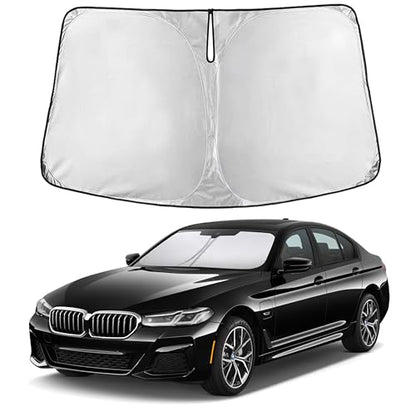 Windshield Sun Shade Compatible for BMW 5 Series 2017