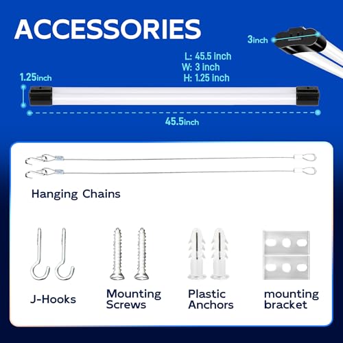 4FT LED Shop Light (2 Count)