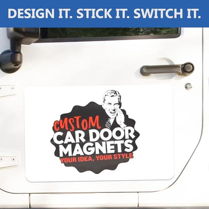 Custom Car Magnet Signs for Advertising and Promotion (2 Count)